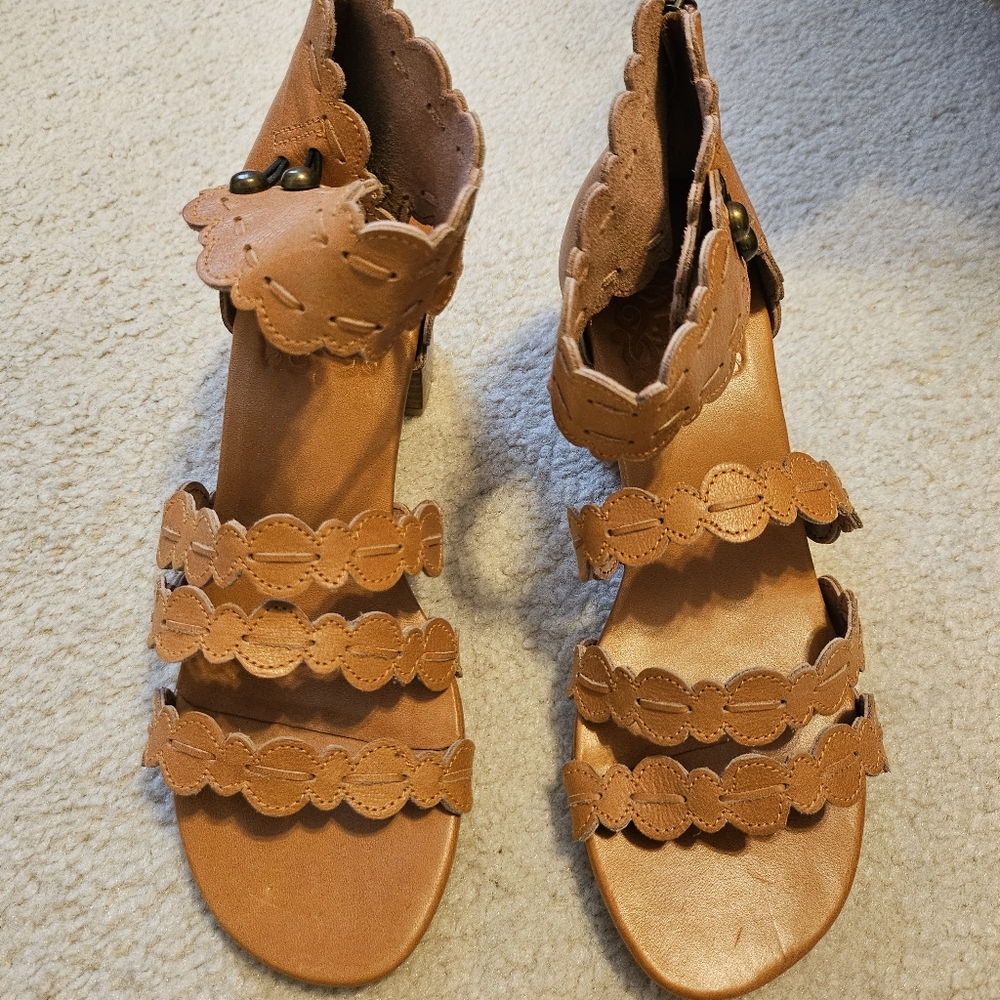 Bali Elf Handmade Leather Healed Sandals 👡